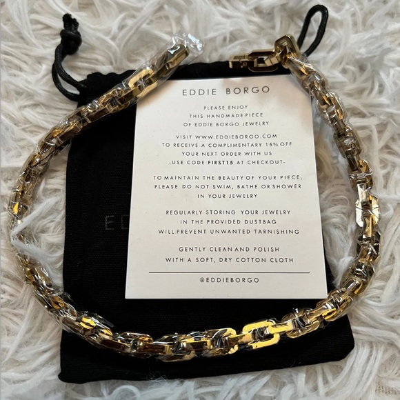 New! Eddie Borgo Supra Link Necklace - Picture 2 of 3